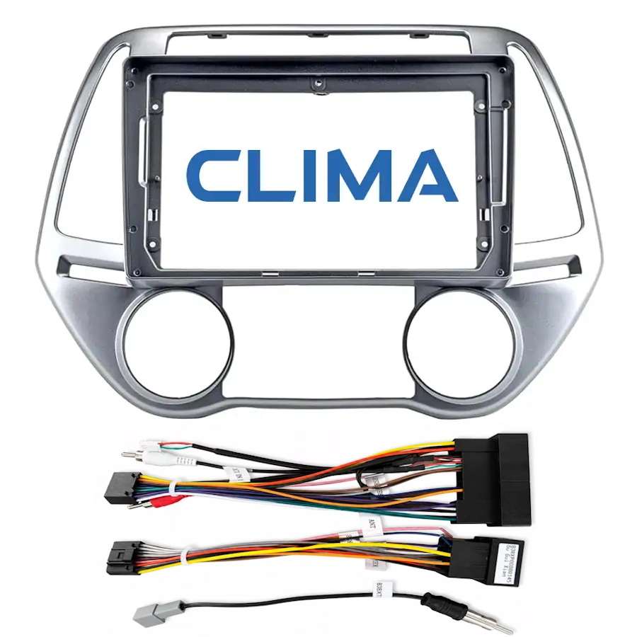 CR227CL DIQ CR227 (FRAME 9" for HYUNDAI i20 mod. 2008-2012 with CLIMA) - Image 1