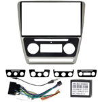 DIQ CR595SL (FRAME 10" SILVER for SKODA OCTAVIA 5 mod. 2005-2012)