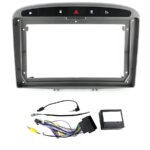 DIQ CR513SL (FRAME 9" SILVER for PEUGEOT 308 mod. 2007-2012 – RCZ mod. 2009-2015)