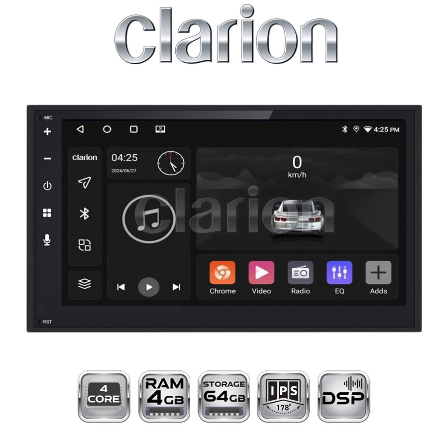 GL-300 (MD332D-4645) 2DIN, 4+64GB, 6.8inch – Clarion Car Multimedia