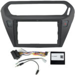 DIQ CR511BL (FRAME 9" BLACK for CITROEN ELYSEE – PEUGEOT 301 mod. 2013>)