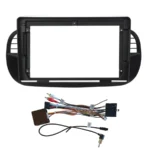 DIQ CR130BL (FRAME 9" BLACK for FIAT 500 mod. 2007-2015)