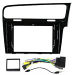DIQ FRAME CR0747BL RHD (10inc for VW GOLF 7 mod. 2013-2021 Righthand - Black)